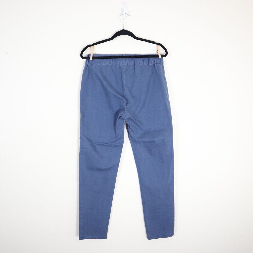 Soft Surroundings Size M Metro Leggings Jeans Skinny Button Light Blue - Picture 8 of 10